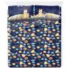 Jay Franco Kids Sheet Set with Fitted, Flat Sheets & Pillow Cover – Ultra-Soft Bedding with Pillowcase for Room Decor, Blue – Bluey & Bingo, 3 Piece Toddler(Blue – Bluey & Bingo)