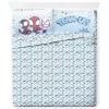 Jay Franco Kids Sheet Set with Fitted, Flat Sheets & Pillow Cover – Ultra-Soft Bedding with Pillowcase for Room Decor, Blue – Bluey & Bingo, 3 Piece Toddler(Multi – Spidey & Friends)