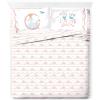 Jay Franco Kids Sheet Set with Fitted, Flat Sheets & Pillow Cover – Ultra-Soft Bedding with Pillowcase for Room Decor, Blue – Bluey & Bingo, 3 Piece Toddler(White – Princess Cinderella)