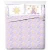 Jay Franco Kids Sheet Set with Fitted, Flat Sheets & Pillow Cover – Ultra-Soft Bedding with Pillowcase for Room Decor, Blue – Bluey & Bingo, 3 Piece Toddler(Purple – Disney Princess Rapunzel)