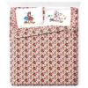 Jay Franco Kids Sheet Set with Fitted, Flat Sheets & Pillow Cover – Ultra-Soft Bedding with Pillowcase for Room Decor, Blue – Bluey & Bingo, 3 Piece Toddler(Pink – Moana)