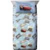 Jay Franco Kids Sheet Set with Fitted, Flat Sheets & Pillow Cover – Ultra-Soft Bedding with Pillowcase for Room Decor, White – Bluey, 4 Piece Full(Blue – Cars)