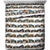 Jay Franco Kids Sheet Set with Fitted, Flat Sheets & Pillow Cover – Ultra-Soft Bedding with Pillowcase for Room Decor, White – Bluey, 4 Piece Full(Multi – Monster Jam)