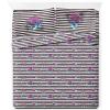 Jay Franco Kids Sheet Set with Fitted, Flat Sheets & Pillow Cover – Ultra-Soft Bedding with Pillowcase for Room Decor, White – Bluey, 4 Piece Full(Multi – Descendants)