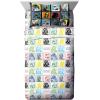Jay Franco Kids Sheet Set with Fitted, Flat Sheets & Pillow Cover – Ultra-Soft Bedding with Pillowcase for Room Decor, White – Bluey, 4 Piece Full(Star Wars Classic)