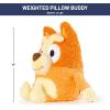 Jay Franco Weighted Bluey Plush Pillow Buddy – 2.5 lbs Soft Plushie Stuffed Pillow, 17 Inches, Orange – Bingo