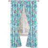 Jay Franco Window Curtains for Kids Bedroom 4-Piece Drape Set with 2 Tiebacks, Grey – Bluey, 42″ W x 63″ L (Pack of 2)(Blue – Lilo & Stitch)