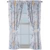 Jay Franco Window Curtains for Kids Bedroom 4-Piece Drape Set with 2 Tiebacks, Grey – Bluey, 42″ W x 63″ L (Pack of 2)(Grey – Bluey)