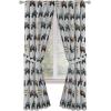 Jay Franco Window Curtains for Kids Bedroom 4-Piece Drape Set with 2 Tiebacks, Grey – Bluey, 42″ W x 63″ L (Pack of 2)(Grey – Monster Jam)
