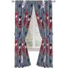 Jay Franco Window Curtains for Kids Bedroom 4-Piece Drape Set with 2 Tiebacks, Grey – Bluey, 42″ W x 63″ L (Pack of 2)(Grey – Spidey & His Amazing Friends)