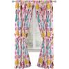 Jay Franco Window Curtains for Kids Bedroom 4-Piece Drape Set with 2 Tiebacks, Grey – Bluey, 42″ W x 63″ L (Pack of 2)(Pink – Disney Princess)