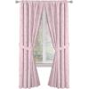 Jay Franco Window Curtains for Kids Bedroom 4-Piece Drape Set with 2 Tiebacks, Grey – Bluey, 42″ W x 63″ L (Pack of 2)(Pink – Hello Kitty)