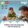LEGO DUPLO Bluey Ice Cream Trip with Bluey – Toddler Toy for Kids, Boys, and Girls Ages 2+ – Includes Figure and Ice Cream Stand – Sensory Toy for Pretend Play – Preschool Gift Idea – 10458