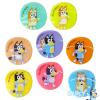 LUV HER Bluey Girls Butterfly Hair Clips – 8 Cute Hair Clips with Small Soft Claw, Clips for Every Occasion – Multi Color with Your Favorite Bluey Characters – Ages 3+