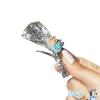 LUV HER Bluey Hair Accessory Case for Girls with Hair Clips, Elastics, Bow, and Terries, Ages 3+