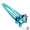 LUV HER Bluey Hair Clips for Girls Snap Clips 8 Pack Multi Color Ages 3+