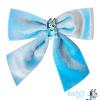 LUV HER Bluey Long Tail Hair Bow for Girls with Alligator Clip with Charm of Bluey – Hair Accessory, Ages 3+
