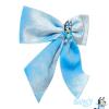 LUV HER Bluey Long Tail Hair Bow for Girls with Alligator Clip with Charm of Bluey – Hair Accessory, Ages 3+