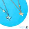 LUV HER Bluey and Bingo BFF Necklace Set, Girls Friendship Gift for Ages 6+
