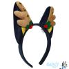 LUV HER Christmas Bluey Ears Reindeer Antler Plush Headband, Ages 3+