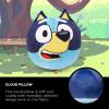 Northwest Bluey Cloud Pillow, 11″ x 11″, Happy Bluey
