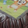 Northwest Bluey Woven Tapestry Throw Blanket, Celebrate Fun, 48 x 60 inches