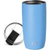 Simple Modern Holiday Bluey 40 oz Trek Tumbler with Handle and Straw Lid | Cup Holder Friendly Insulated Stainless Steel Travel Mug | Bluey Christmas Morning(Snow Day)