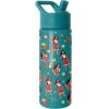 Simple Modern Kids Summit Water Bottle with Straw Lid | Bluey 14oz Stainless Steel Cup Insulated Tumbler for Toddlers, School| Bluey Checkmate(Disney-Moana Oceana)