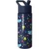Simple Modern Kids Summit Water Bottle with Straw Lid | Bluey 14oz Stainless Steel Cup Insulated Tumbler for Toddlers, School| Bluey Checkmate(Disney-Pixar Monsters Inc Dream Team)