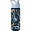 Simple Modern Kids Summit Water Bottle with Straw Lid | Bluey 14oz Stainless Steel Cup Insulated Tumbler for Toddlers, School| Bluey Checkmate(Disney-Winnie the Pooh Floral)