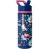 Simple Modern Kids Summit Water Bottle with Straw Lid | Bluey 14oz Stainless Steel Cup Insulated Tumbler for Toddlers, School| Bluey Checkmate(-Unicorn Rainbows)