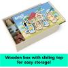 Spin Master Games, Bluey Puzzles 4-Pack, Wooden Jigsaw Puzzles for Preschoolers, 24 Pieces Each, Interchangeable Pieces, Bluey Birthday Gifts, for Kids Ages 3 & Up