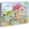 Spin Master Games, Bluey Sound Puzzle, 5-Piece Wood Puzzle for Toddlers & Kids, Featuring Bluey & Family with Sounds, Wooden Toddler Learning Toy, for Ages 3 & Up