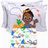 Sunny Side Up Bluey & Friends Full Sheet Set – 4 Piece Kids Bedding Set Includes Pillow Cover – Super Soft Microfiber Sheets(Gray – Blippi)