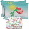 Sunny Side Up Bluey & Friends Full Sheet Set – 4 Piece Kids Bedding Set Includes Pillow Cover – Super Soft Microfiber Sheets(Multi – Little Mermaid)