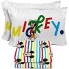 Sunny Side Up Bluey & Friends Full Sheet Set – 4 Piece Kids Bedding Set Includes Pillow Cover – Super Soft Microfiber Sheets(Multi – Mickey Mouse)