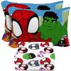 Sunny Side Up Bluey & Friends Full Sheet Set – 4 Piece Kids Bedding Set Includes Pillow Cover – Super Soft Microfiber Sheets(Multi – Spidey & Friends)