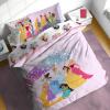 Sunny Side Up Bluey & Friends Toddler Comforter Set – 4 Piece Preschool Bedding Includes Comforter, Sheets & Pillow Cover – Super Soft Microfiber Bed Set(Pink – Princess)