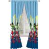 Sunny Side Up Window Curtains for Kids Bedroom 4-Piece Drape Set with 2 Tiebacks, Teal – Bluey, 42″ W x 63″ L (Pack of 2)(Blue – Spidey & His Amazing Friends)