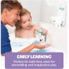 TOMY Toomies Shower & Scrub Bluey – Create Your Own Bubbles – Includes Rinsing Showerhead and Removable Bluey Toy – Interactive Bath Toys – Ages 18 Months and Up