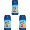 Thermos Baby 10 oz. Stainless Steel Bottle with pop-up straw, Bluey(Mickey Mouse)