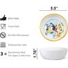 Zak Designs Bluey Kids Dinnerware Set Includes Plate, Bowl, and Tumbler, Made of Durable Melamine Material and Perfect for Kids (3-Piece Set, Non-BPA)