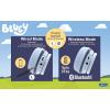eKids Bluey Bluetooth Headphones for Kids, Wireless Headphones with Microphone Includes Aux Cord, Earphones for School, Home, or Travel, Ideal