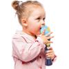 eKids Bluey Microphone Toy for Toddlers, Includes Built-in Music and Lights, Designed for Fans of Bluey Toys, Great Stocking Stuffers for Kids