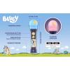 eKids Bluey Microphone Toy for Toddlers, Includes Built-in Music and Lights, Designed for Fans of Bluey Toys, Great Stocking Stuffers for Kids