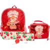 AI ACCESSORY INNOVATIONS Bluey 4 Piece Backpack Set for Pre School Girls & Boys, Kids 16″ School Bag(Strawberry Shortcake)