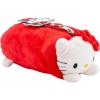 AI ACCESSORY INNOVATIONS Bluey Soft Plush Multi-Function Storage Case, Kids Plush Bag Charm with 3D Features, Blue(Hello Kitty)