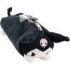 AI ACCESSORY INNOVATIONS Bluey Soft Plush Multi-Function Storage Case, Kids Plush Bag Charm with 3D Features, Blue(Kuromi)