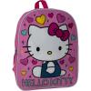 AI ACCESSORY INNOVATIONS Bluey & Bingo Kids Backpack, Elementary School Girls Book Bag with Padded Straps, Purple(Hello Kitty)
