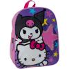 AI ACCESSORY INNOVATIONS Bluey & Bingo Kids Backpack, Elementary School Girls Book Bag with Padded Straps, Purple(Hello Kitty and Kuromi)
